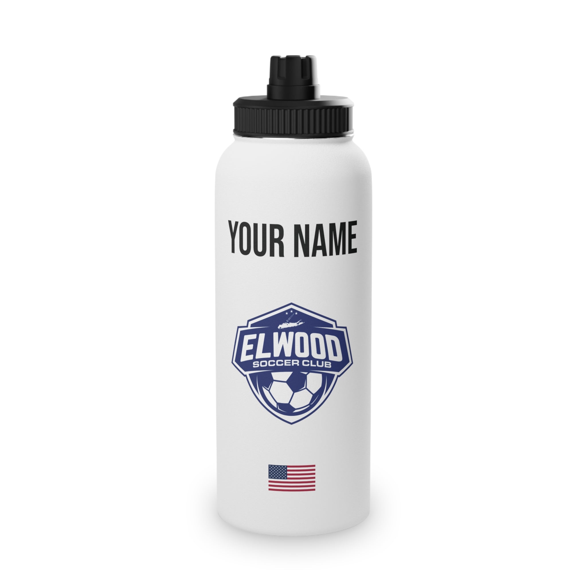 Personalized Elwood Water Bottle – Add Your Name! 3 Sizes Available