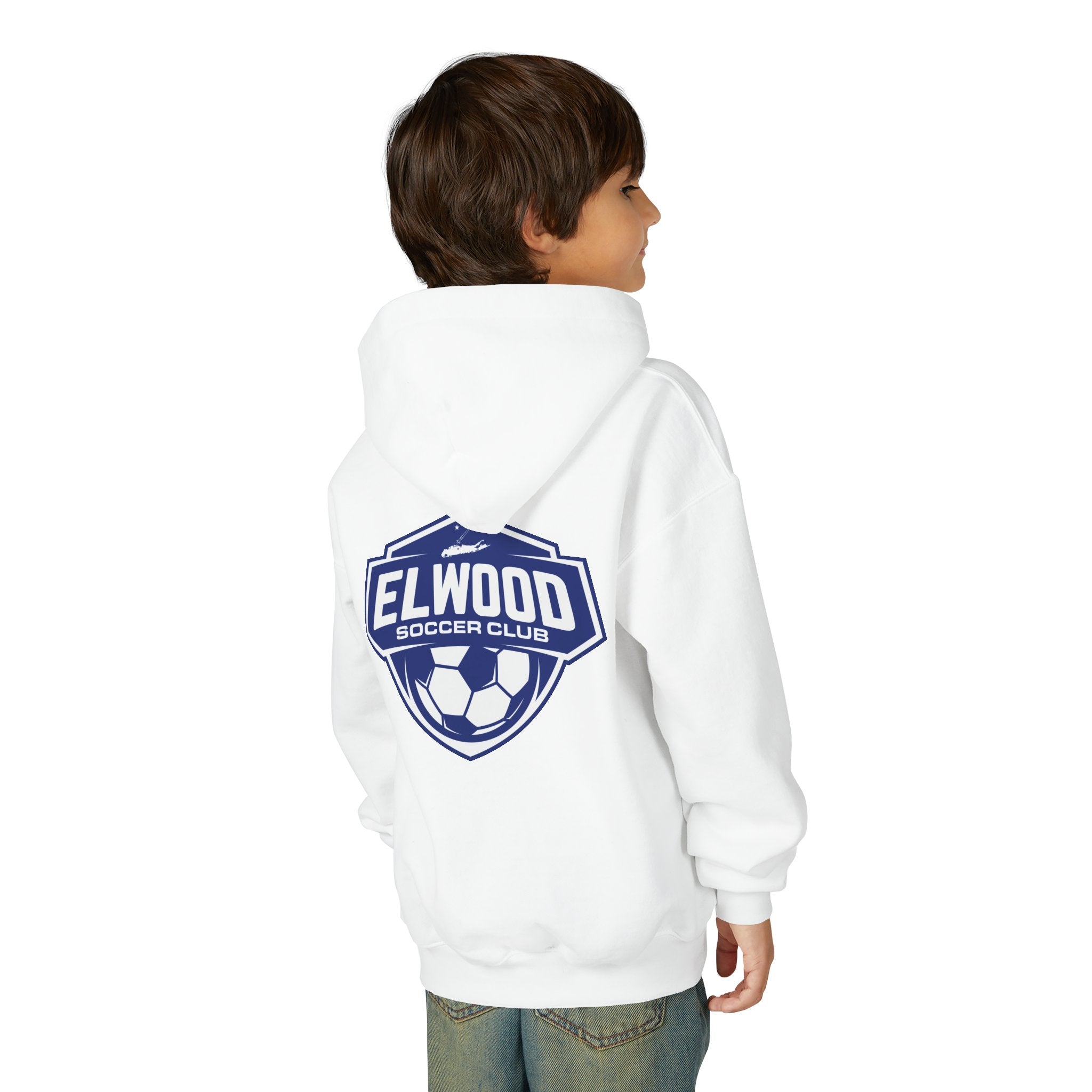 Elwood Soccer Club Youth Size Hoodie Hooded Sweatshirt