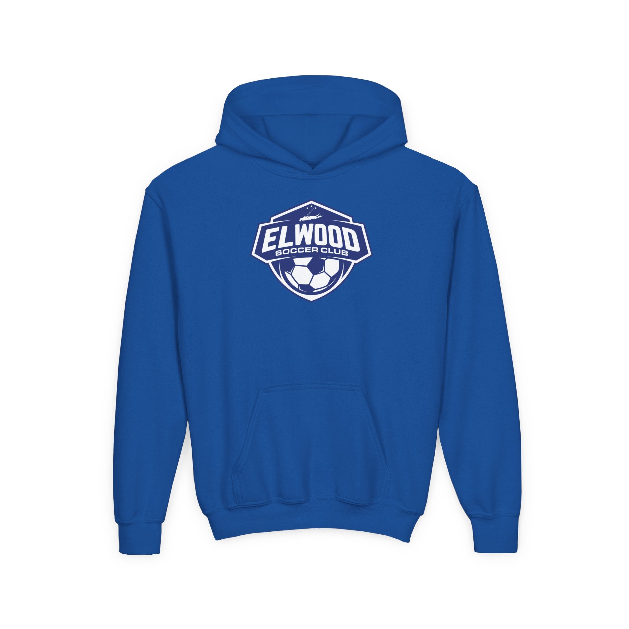 Elwood Soccer Club Youth Size Hoodie Hooded Sweatshirt