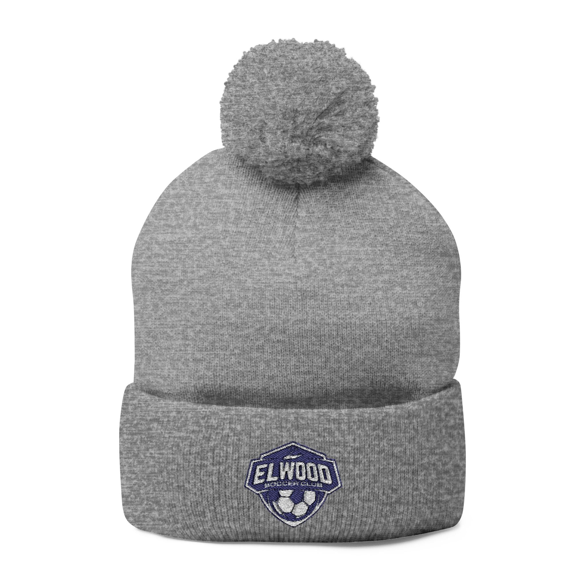 Elwood Soccer Pom-Pom Embroidered Hat – For Cold Games & Bold Fans