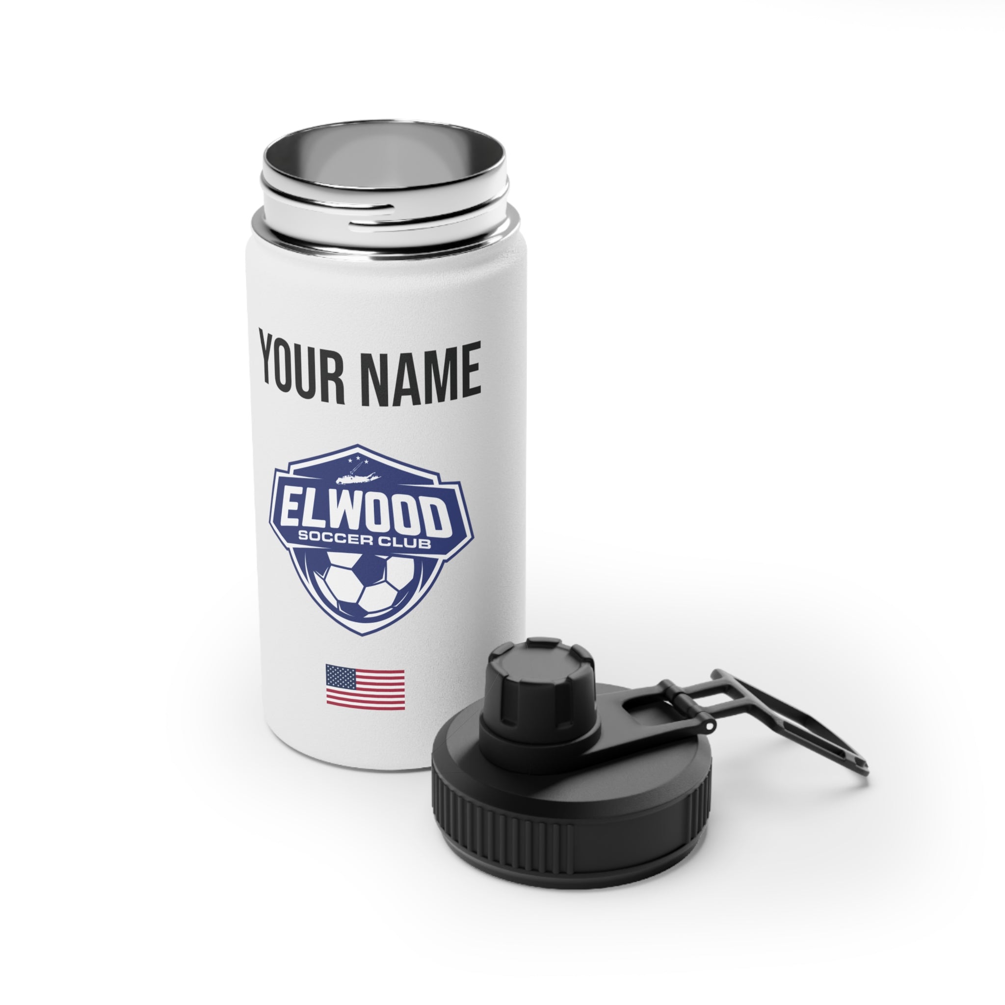 Personalized Elwood Water Bottle – Add Your Name! 3 Sizes Available