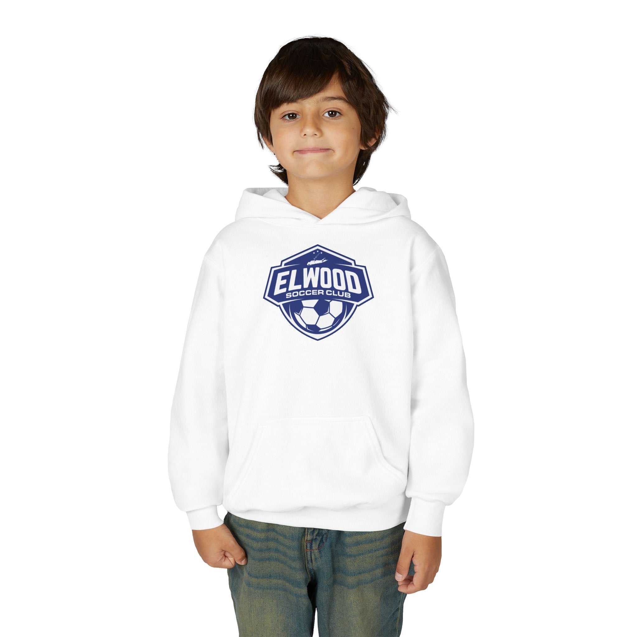 Elwood Soccer Club Youth Size Hoodie Hooded Sweatshirt