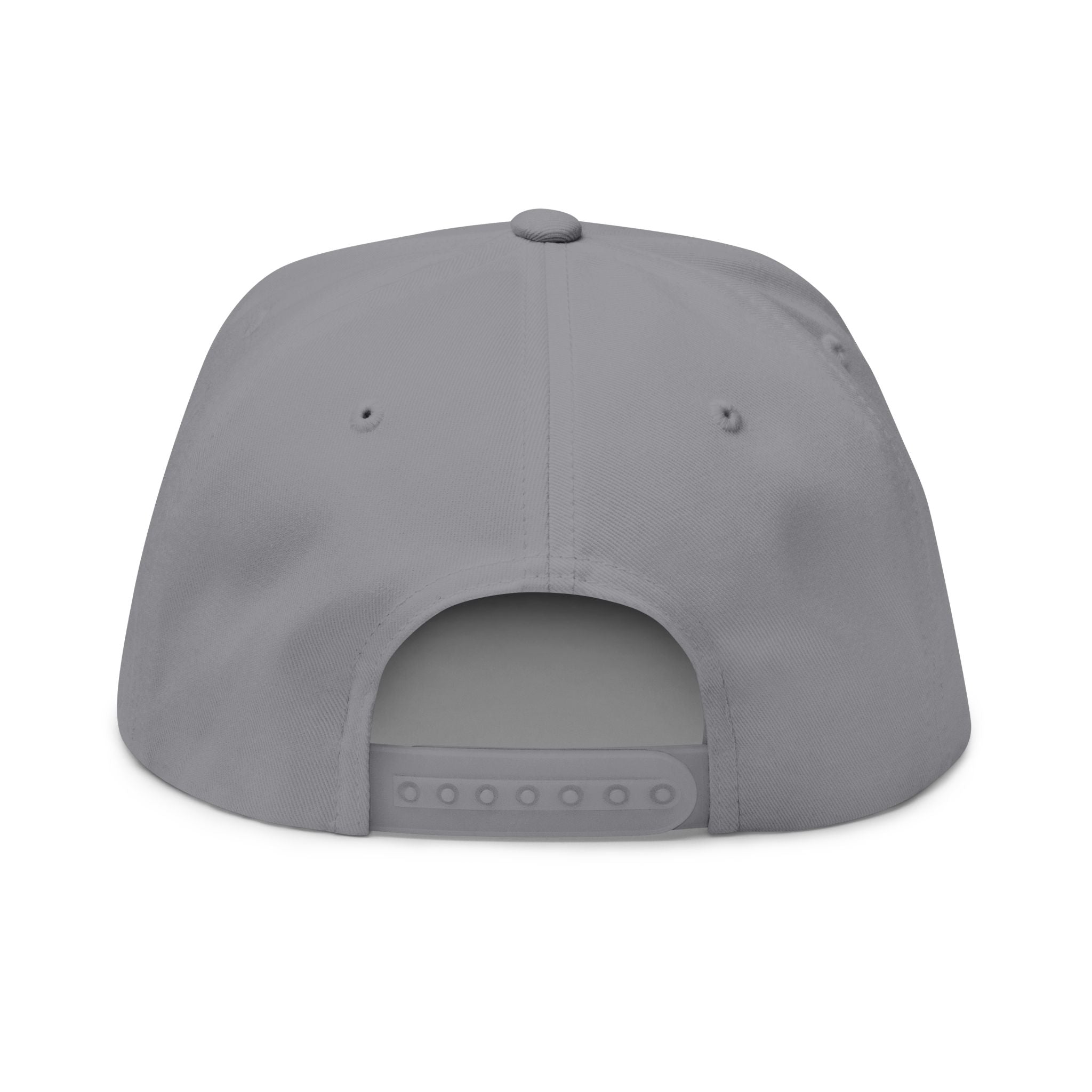 Elwood Middle Aged Dad Embroidered Flat Bill Cap