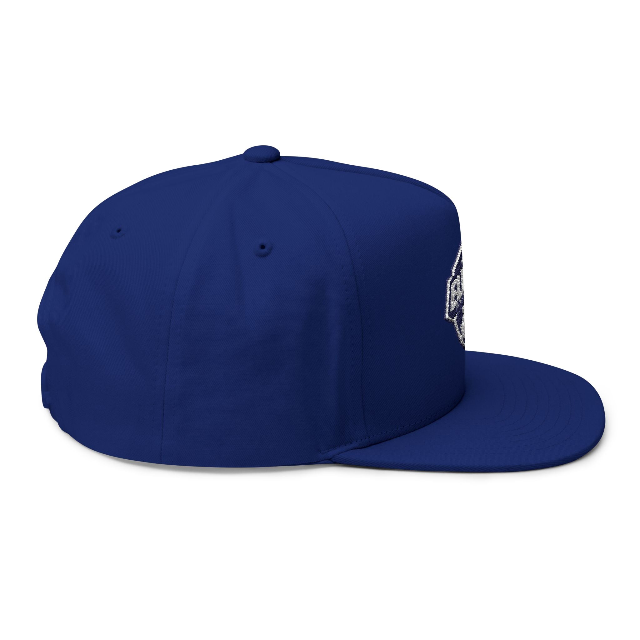 Elwood Middle Aged Dad Embroidered Flat Bill Cap