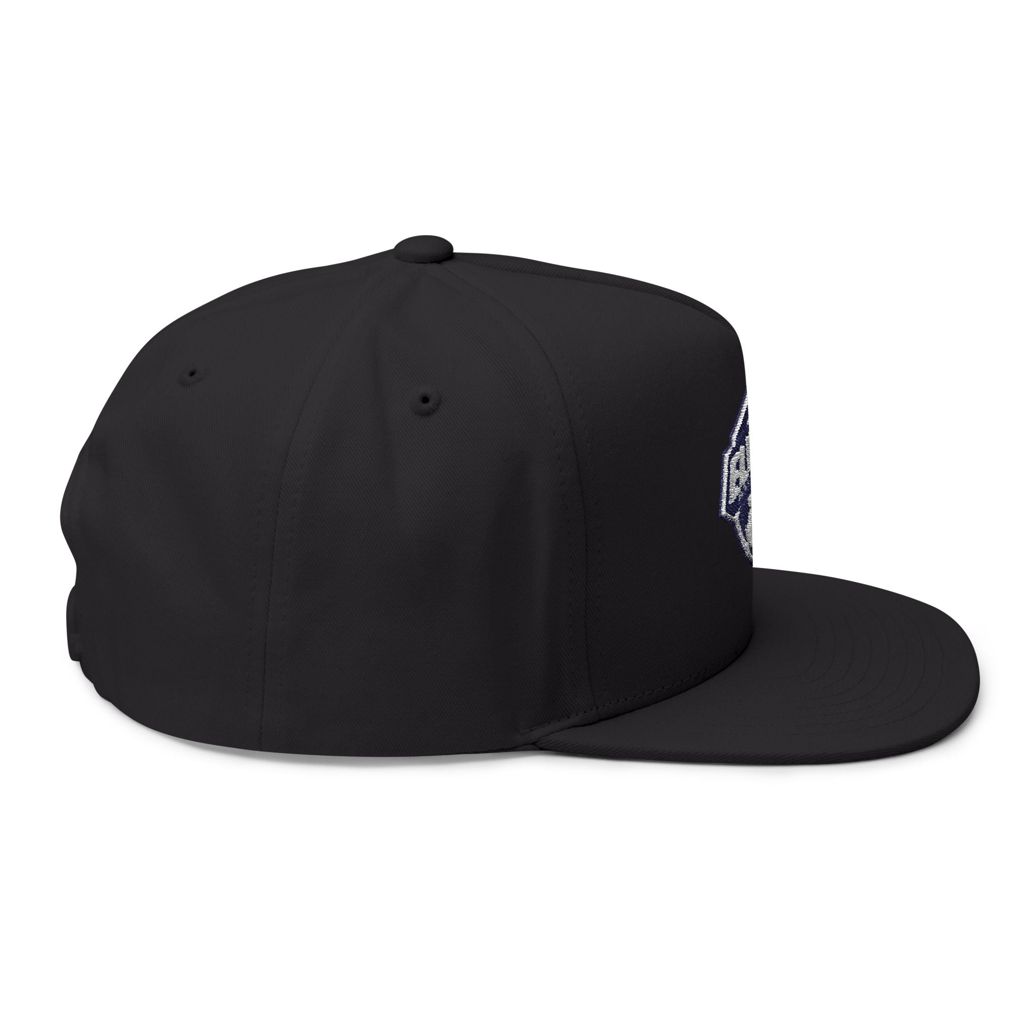 Elwood Middle Aged Dad Embroidered Flat Bill Cap