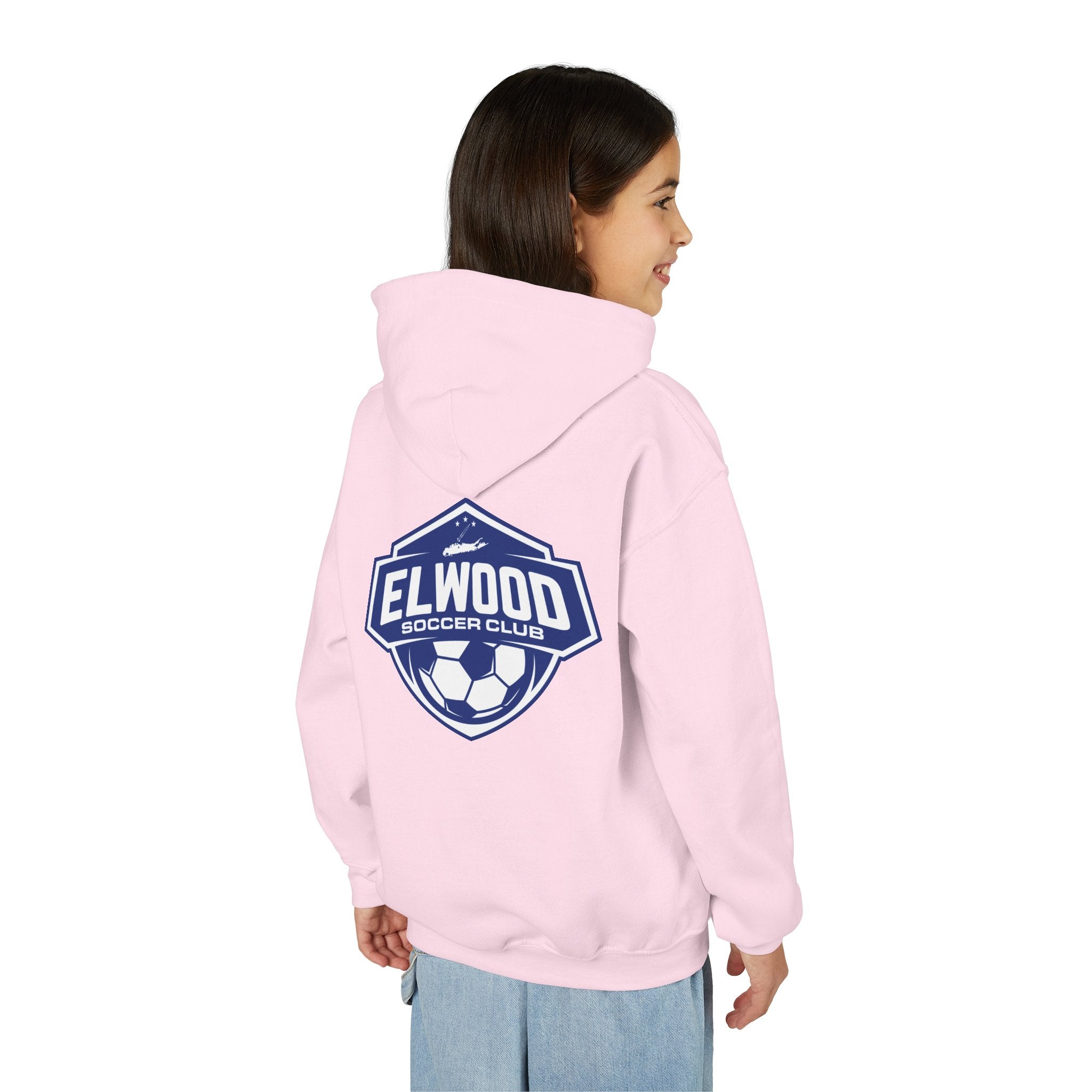 Elwood Soccer Club Youth Size Hoodie Hooded Sweatshirt