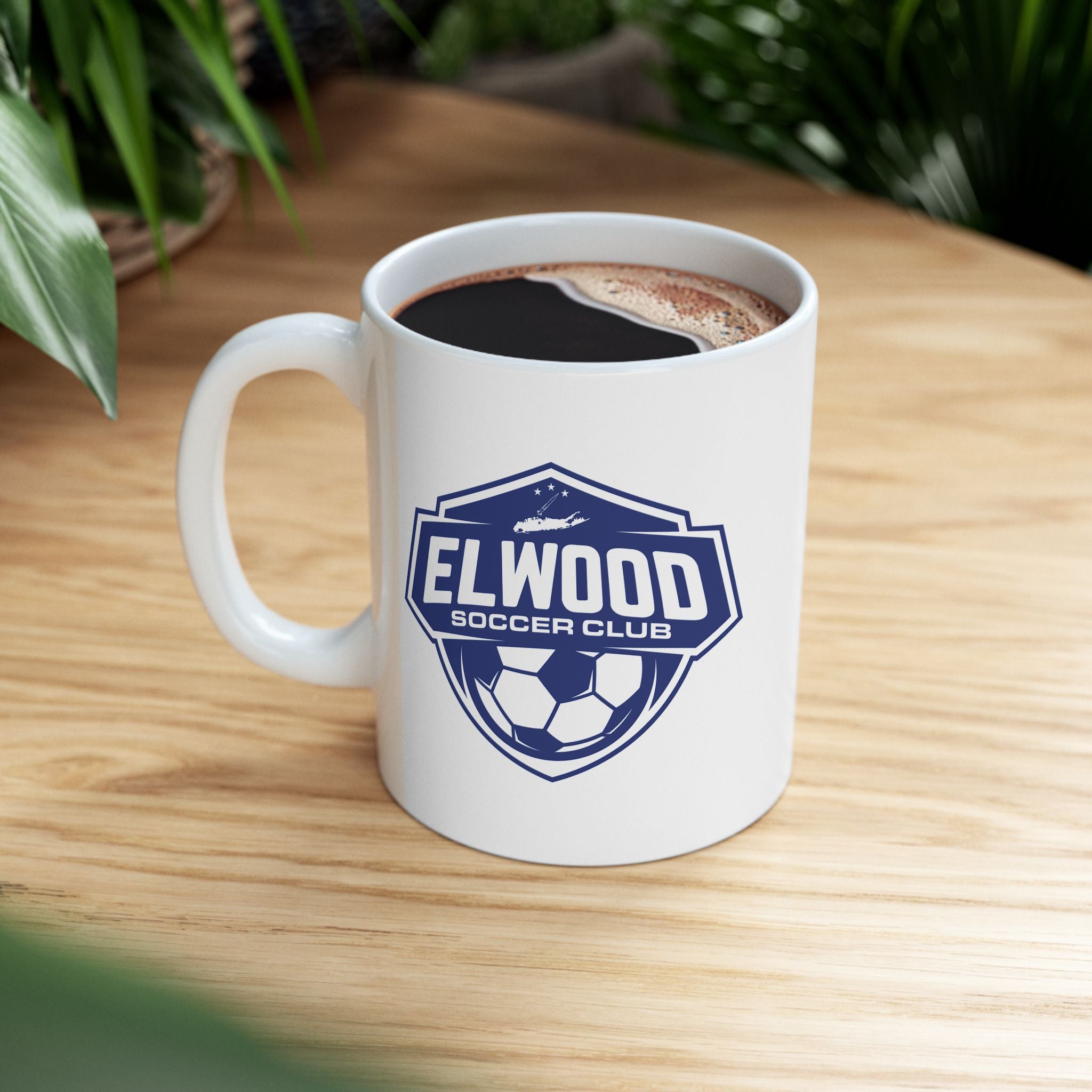 Elwood Soccer Ceramic Coffee Mug for Mom and Dad 11oz
