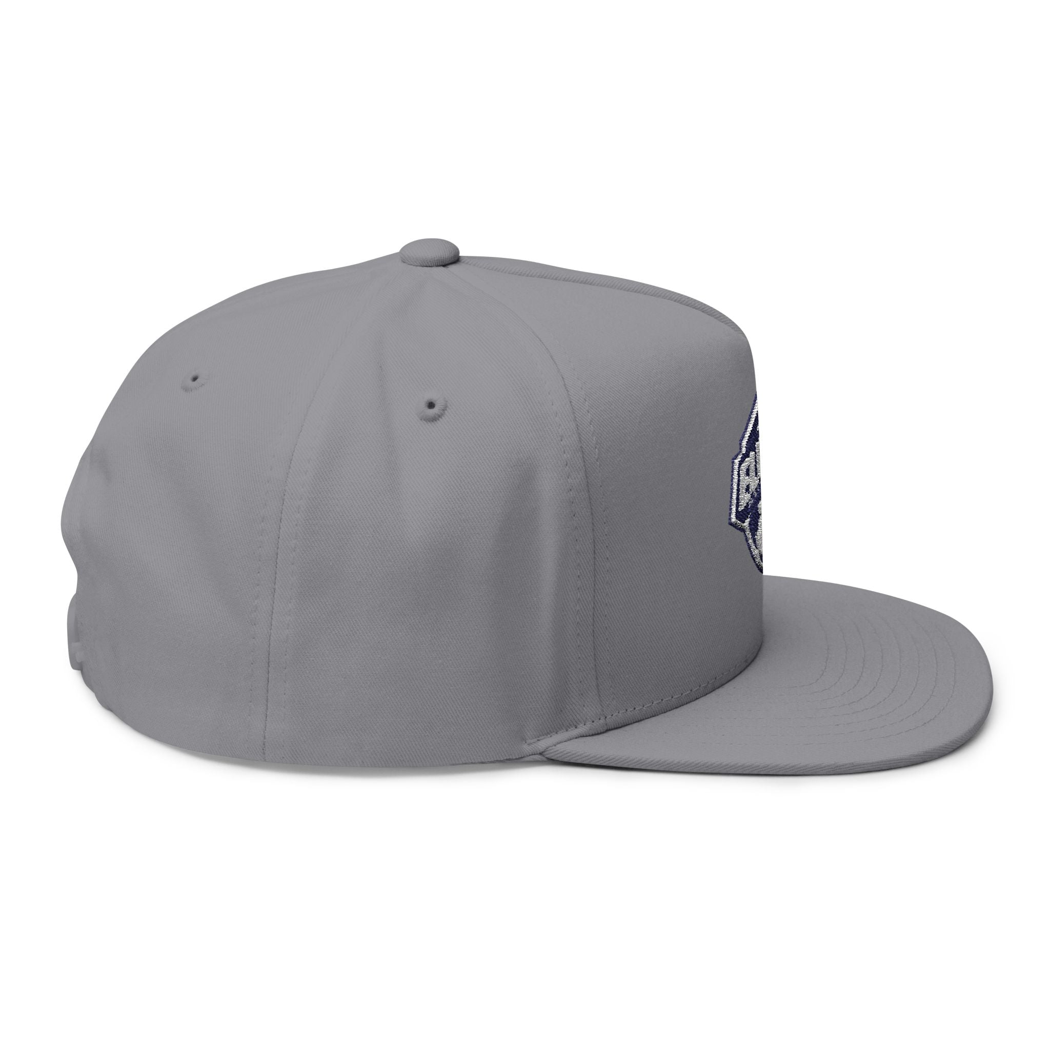 Elwood Middle Aged Dad Embroidered Flat Bill Cap