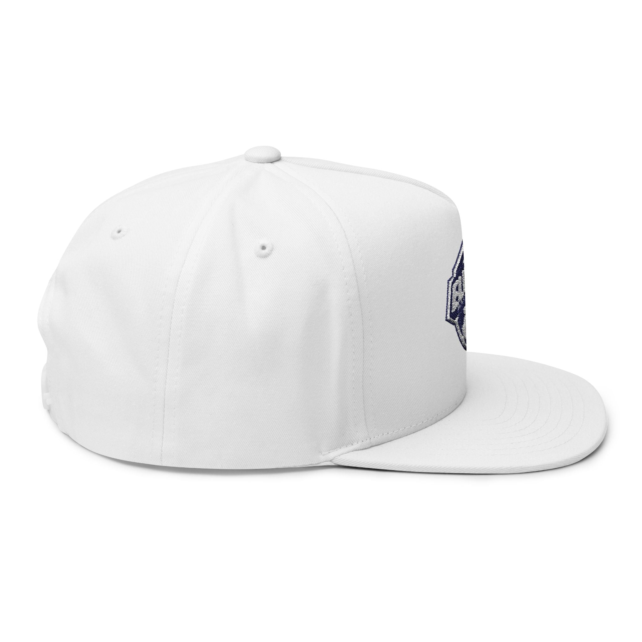 Elwood Middle Aged Dad Embroidered Flat Bill Cap