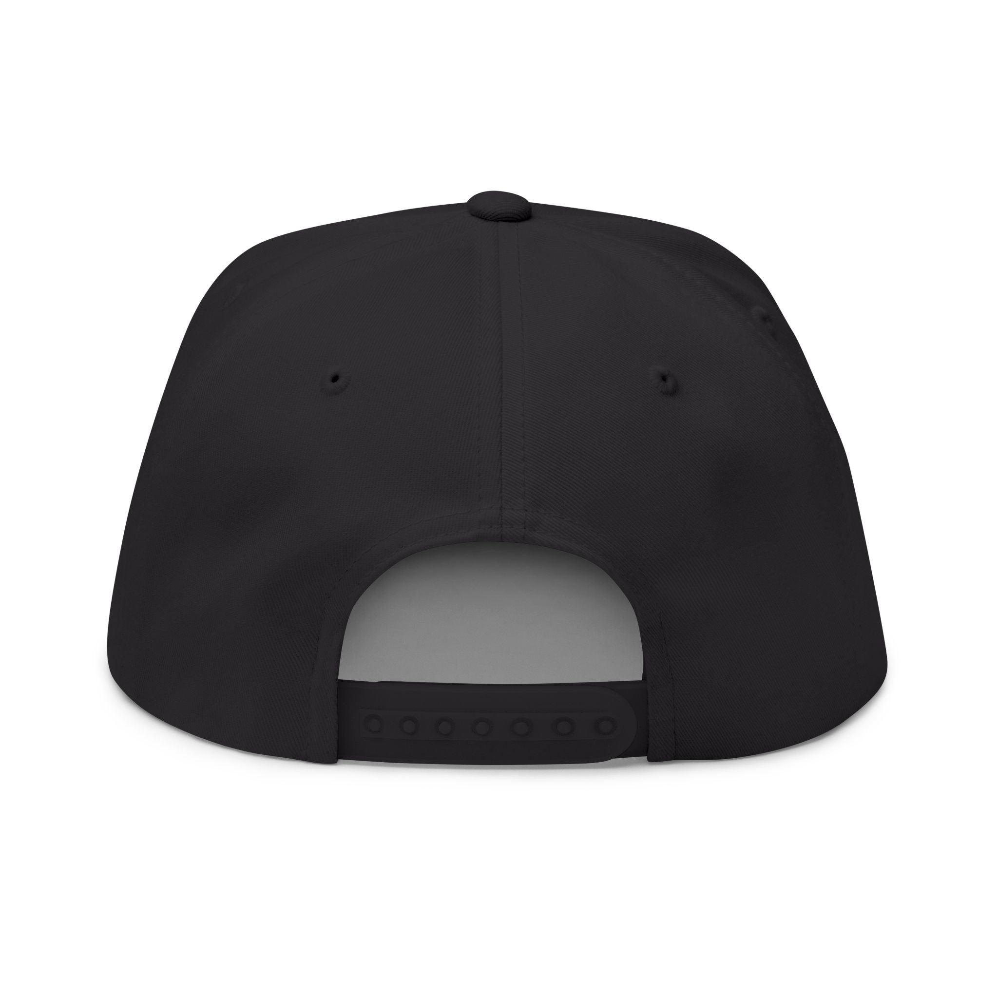 Elwood Middle Aged Dad Embroidered Flat Bill Cap