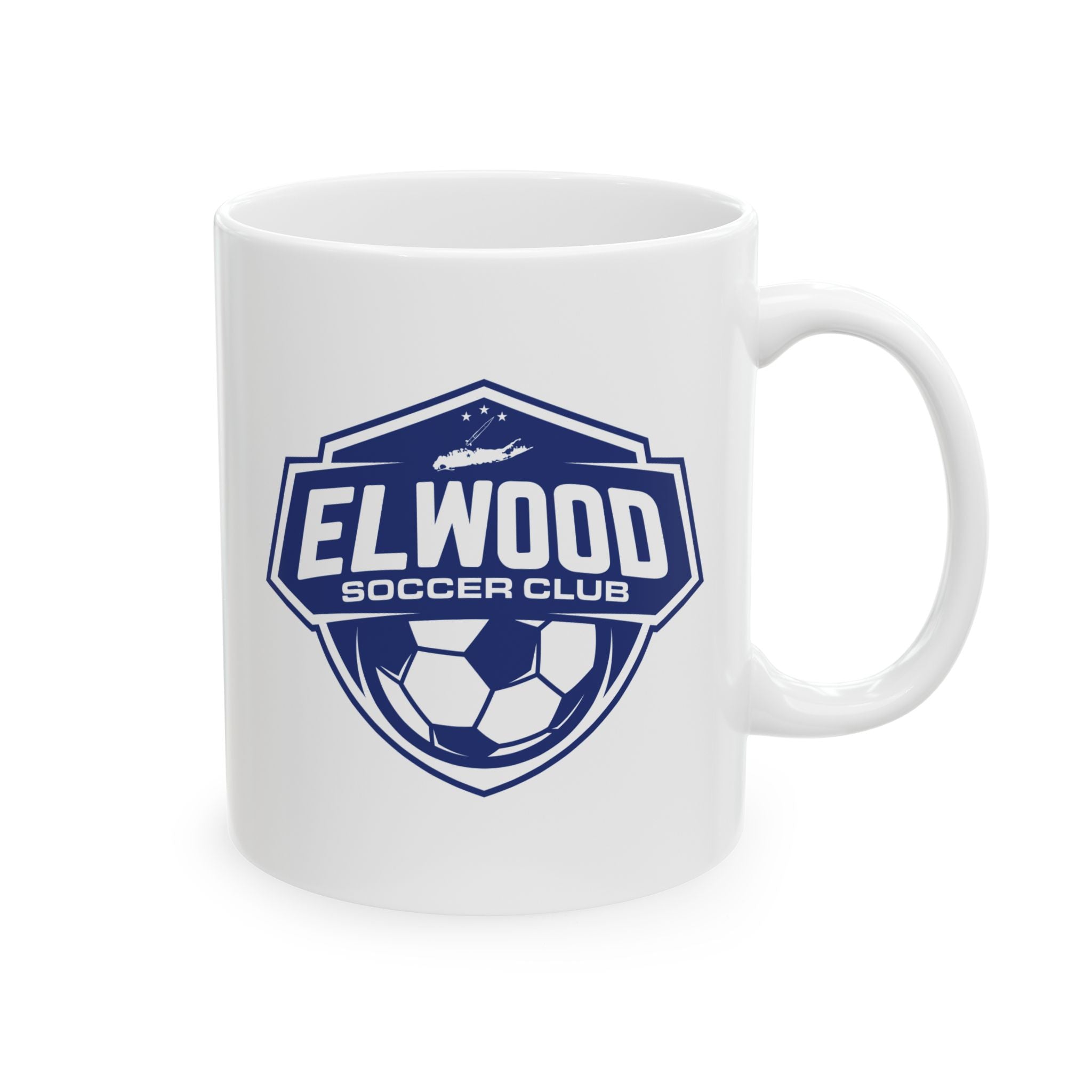 Elwood Soccer Ceramic Coffee Mug for Mom and Dad 11oz